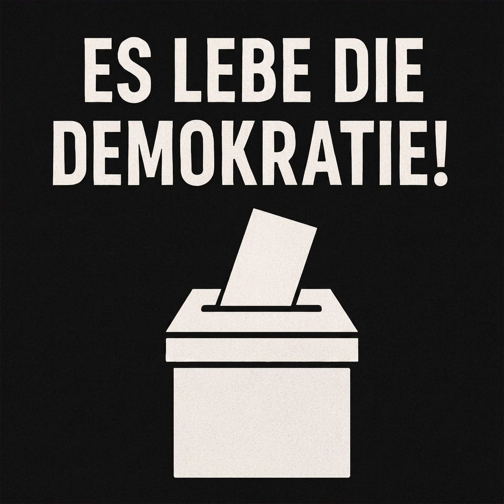 Es lebe die Demokratie!