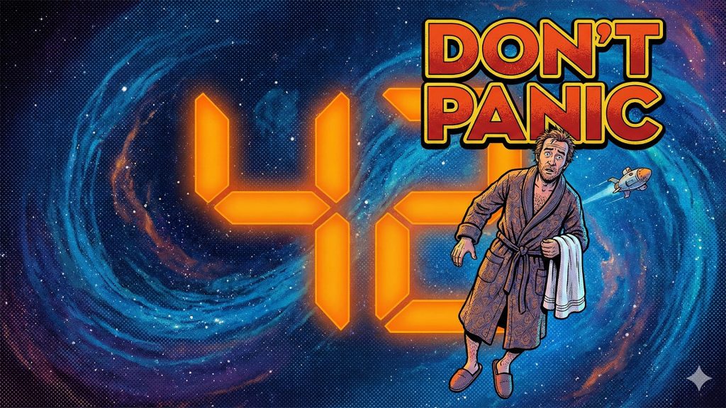 Don't Panic. 42.